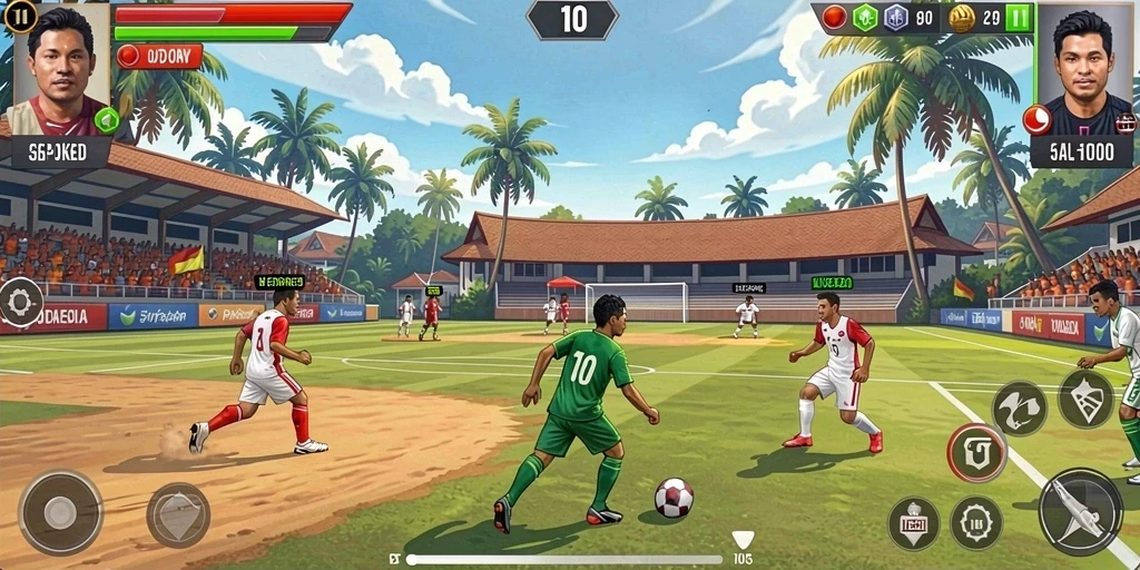 sinte4d - Tangkapan layar menunjukkan mode multiplayer yang seru.
